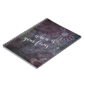 Wo ist Ihr Fokus? Typografie rustikale abstrakte 2 Notizblock (Linke Seite)