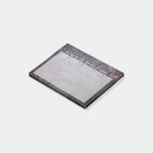 Wo ist Ihr Fokus? Typografie rustikale abstrakte 2 Post-it Klebezettel (angewinkelt)