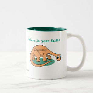 Wo ist Ihr Glaube? Bibel-Zitate Zweifarbige Tasse