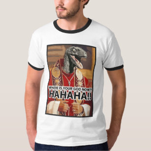 Wo ist Ihr Gott jetzt? (Raubvogel) T-Shirt