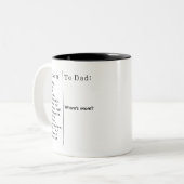 Wo ist Mama? Funny Parent Zweifarbige Tasse (Vorderseite Links)