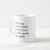 Wo ist mein 10-Zehntel? Kaffeetasse (Vorderseite Links)