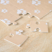 Wo ist mein Abendessen? Rottweiler mit Red Dog Dis Puzzle (Seite)