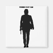 Wo ist mein Auto? Magnet (Vorne)