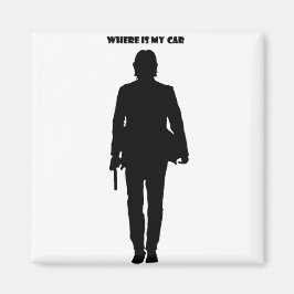 Wo ist mein Auto? Magnet