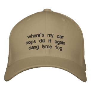 Wo ist mein Auto Oops hat es wieder knöpfen lyme N Bestickte Kappe