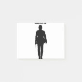 Wo ist mein Auto? Post-it Klebezettel (Vorderseite)