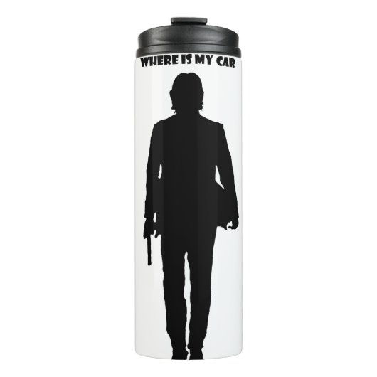 Wo ist mein Auto? Thermosbecher (Vorderseite)