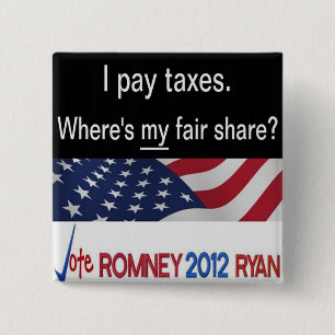 Wo ist mein gerechter Anteil? Ich zahle Steuern Button