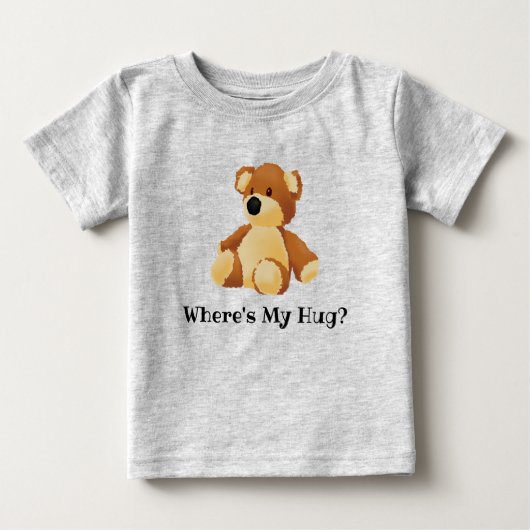 Wo ist mein Hug Teddy T - Shirt? Baby T-shirt (Vorderseite)