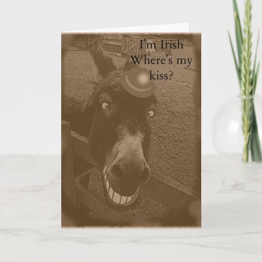 Wo ist mein Kuss? Karte (Vorderseite)