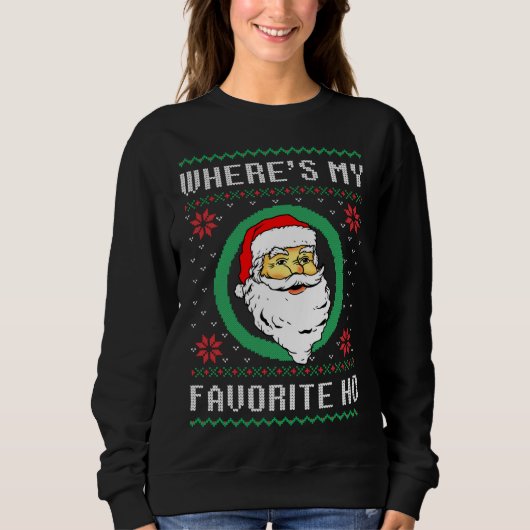 Wo ist mein Liebling Weihnachten Weihnachten Weihn Sweatshirt (Vorderseite)