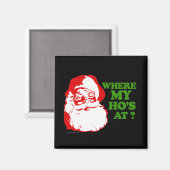 Wo ist mein Mann? Magnet (Vorderseite/Rückseite)