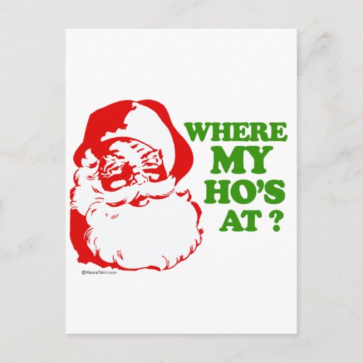 Wo ist mein Mann? Postkarte (Vorderseite)