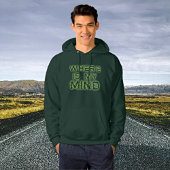 Wo ist mein Mind Hoodie Glows Green Sci-Fi Neon?