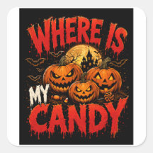 Wo ist mein Süßigkeiten Halloween-Kürbis T-Shirt |