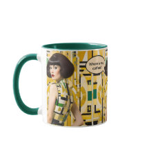 Wo ist meine Coffee Retro Beauty 60er Kaffeetasse