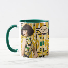 Wo ist meine Coffee Retro Beauty 60er Kaffeetasse