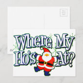 Wo ist meine Ho? Postkarte (Vorne/Hinten)