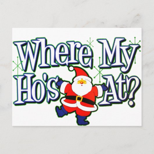 Wo ist meine Ho? Postkarte (Vorderseite)