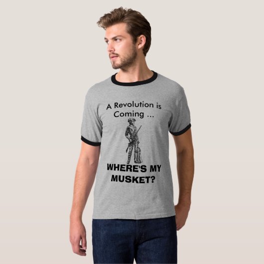 WO IST MEINE MUSKETE? T-Shirt (Vorne ganz)