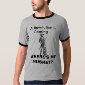 WO IST MEINE MUSKETE? T-Shirt (Vorderseite)