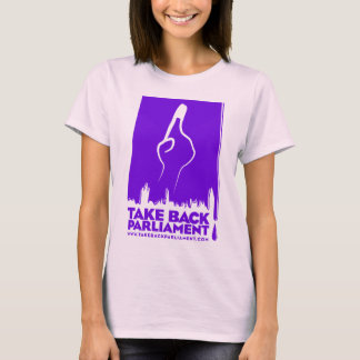 Wo ist meine Stimme? Ladys Bio angepasster T - Shi T-Shirt