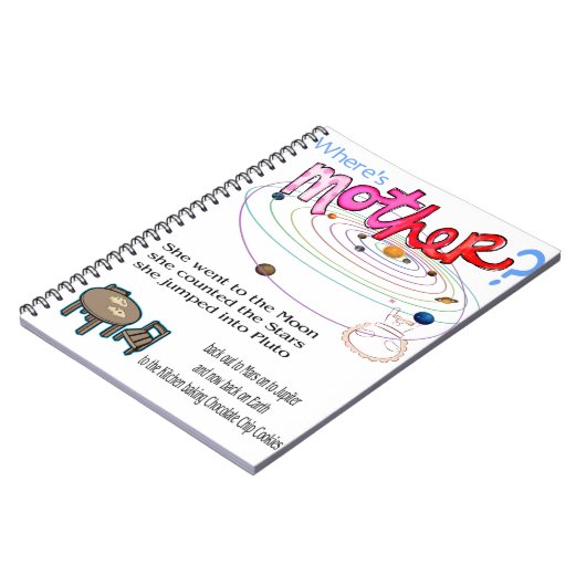 Wo ist Mutter? Notizbuch Notizblock (Linke Seite)