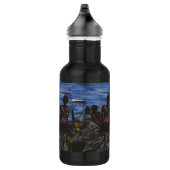 Wo ist Papa? Hafen Insel, Bahamas Trinkflasche (Rechts)