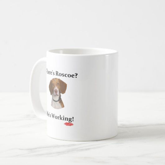 Wo ist Roscoe? Kaffeetasse (Vorderseite Links)