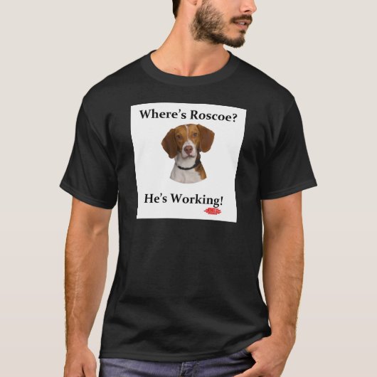 Wo ist Roscoe? T-Shirt (Vorderseite)