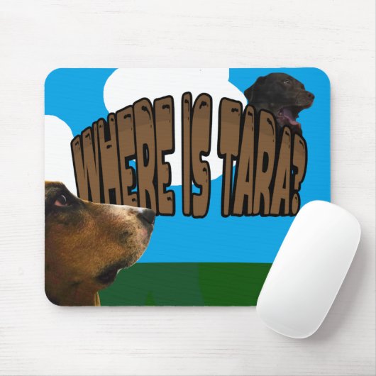 Wo ist Tara-Mauspad Mousepad (Mit Mouse)