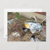 Wo ist Ted schiefgegangen? Postkarte (Vorne/Hinten)