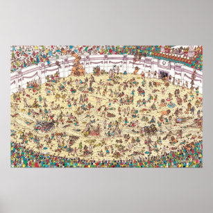 Wo ist Waldo?   Spaß und Spiele im antiken Rom Poster