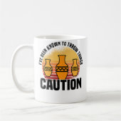 Wo I'Ve Been Known To Throw Things Pottery Ceramic Kaffeetasse (Links)
