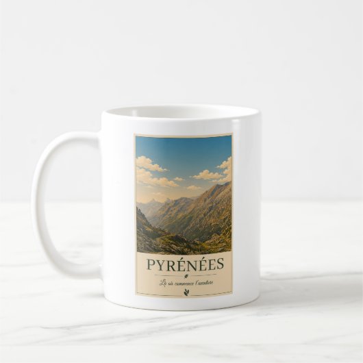 Wo jede Straße zum Wunder führt – Pyrénées Kaffeetasse (Links)