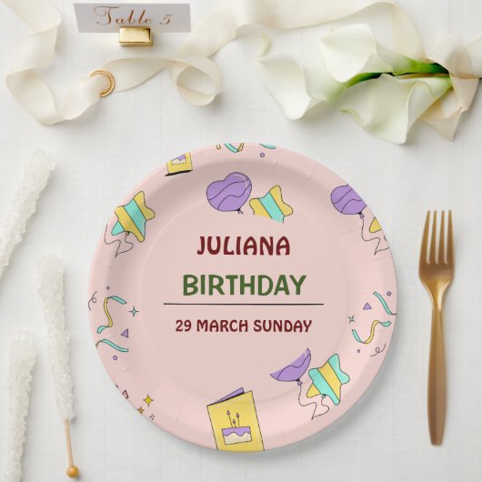 Wo jeder Biss eine Feier ist. Papierteller! Pappteller (Hochzeit)