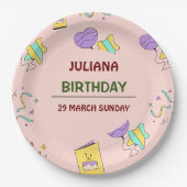 Wo jeder Biss eine Feier ist. Papierteller! Pappteller (Vorderseite)