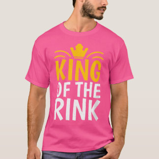 Wo King Of The Rink Roller Skating T-Shirt