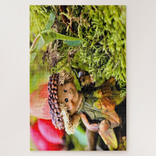 Wo Kobolde oder wo die kleinen Leute leben. Puzzle (Vertikal)