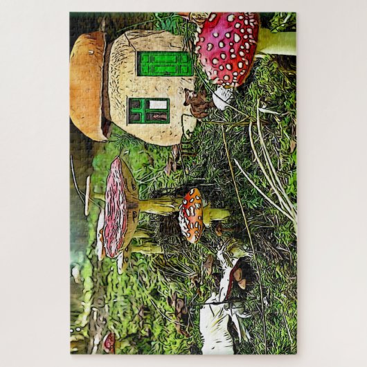 Wo Kobolde oder wo die kleinen Leute leben. Puzzle (Vertikal)