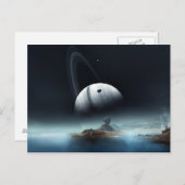 Wo laute Gewässer flüstern Postkarte (Vorne/Hinten)