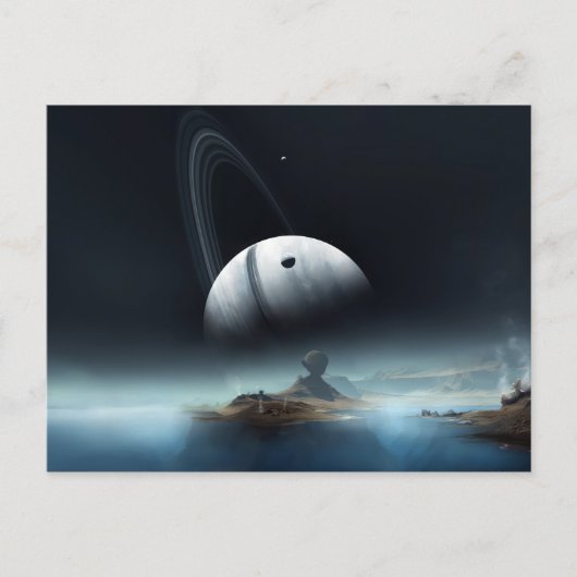 Wo laute Gewässer flüstern Postkarte (Vorderseite)