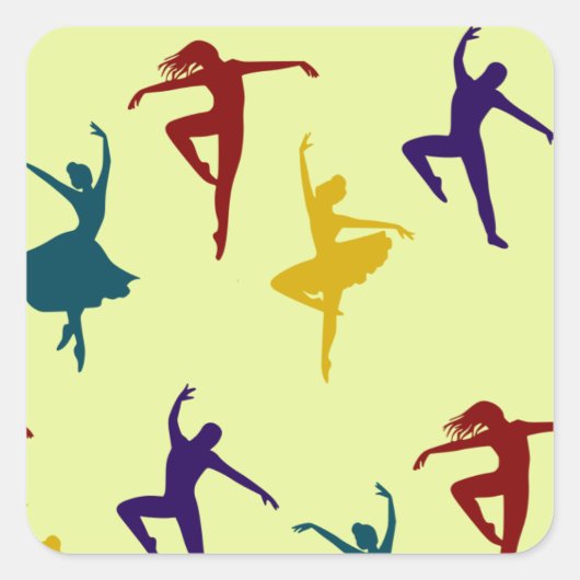 Wo Leidenschaft auf Präzision trifft Quadratischer Aufkleber (Vorderseite)