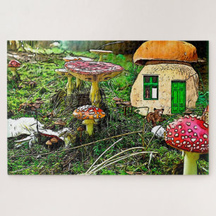Wo Leprechauns oder wo die kleinen Leute leben. Puzzle
