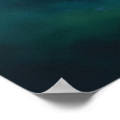 Wo Licht atmet Abstraktes Poster (Ecke)