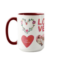 Wo Liebe Personalisiertes Foto und Text wächst