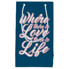 Wo Liebe Valentinstag ist | Geschenktasche Kleine Geschenktüte