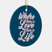 Wo Liebe Valentinstag ist | Ornament (Rechts)