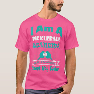 Wo lustige Pickleball-Oma Pickle Ball Spielerin T-Shirt